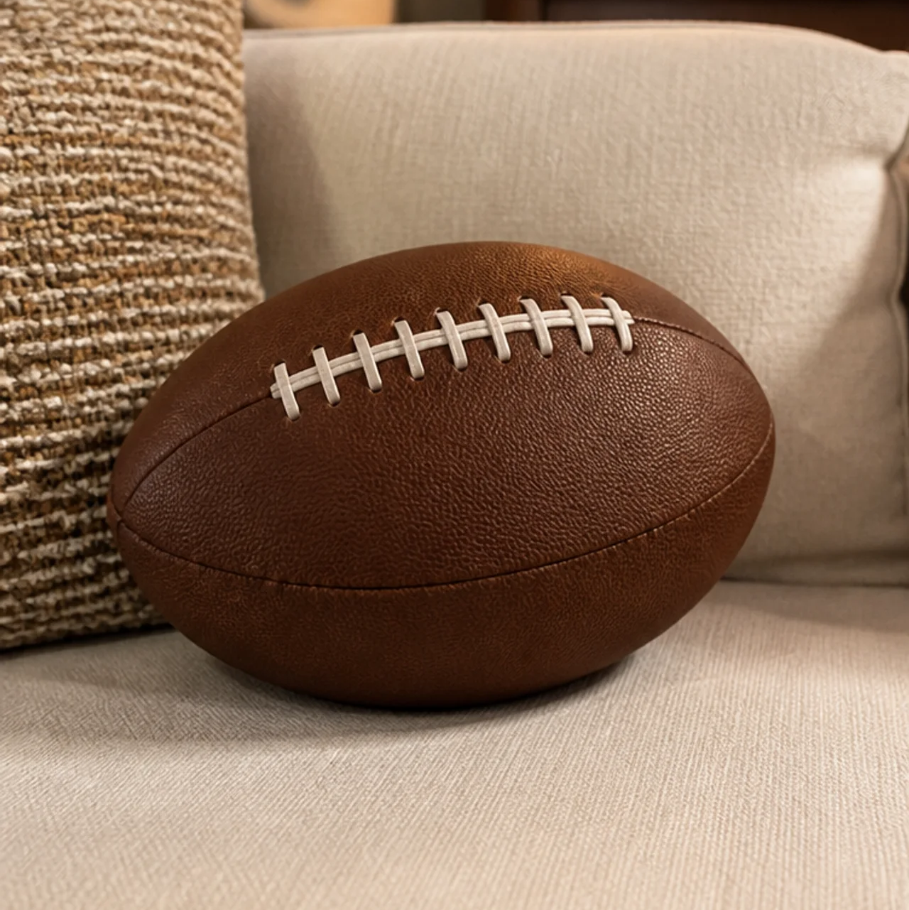 Soft Football Pillow